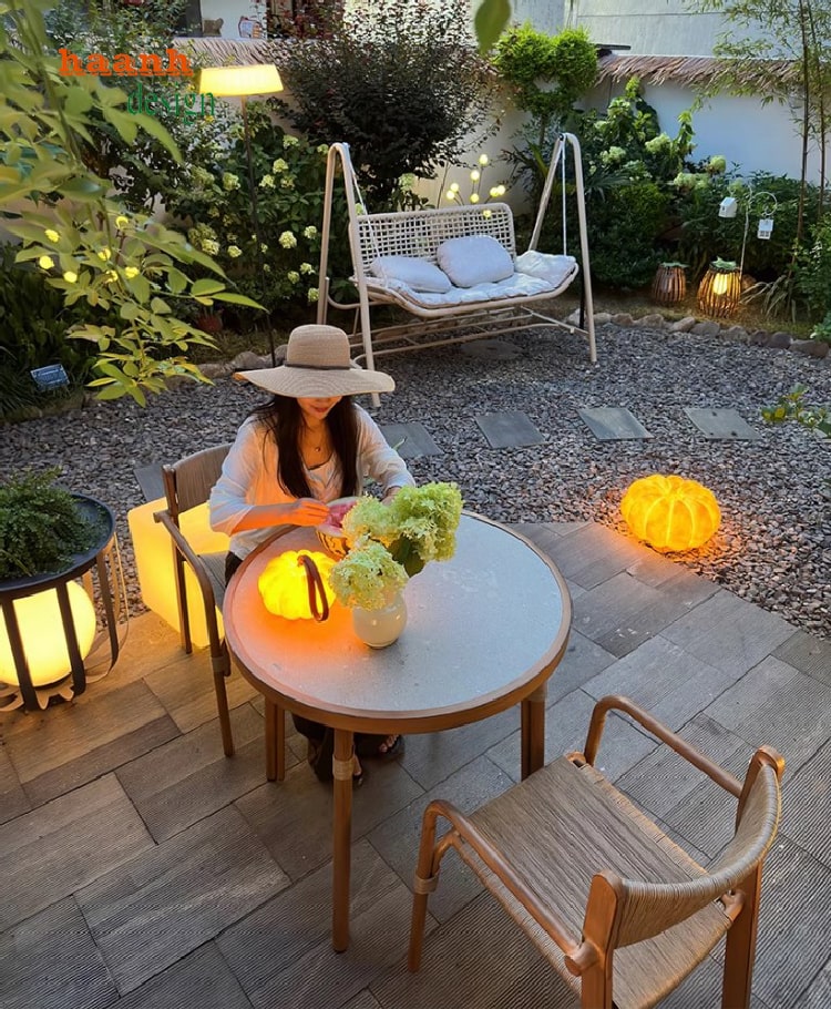 bàn ghế sân vườn gỗ teak