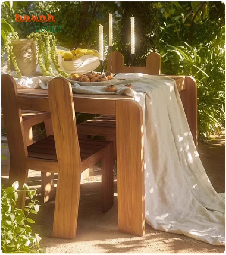 bàn ghế gỗ teak