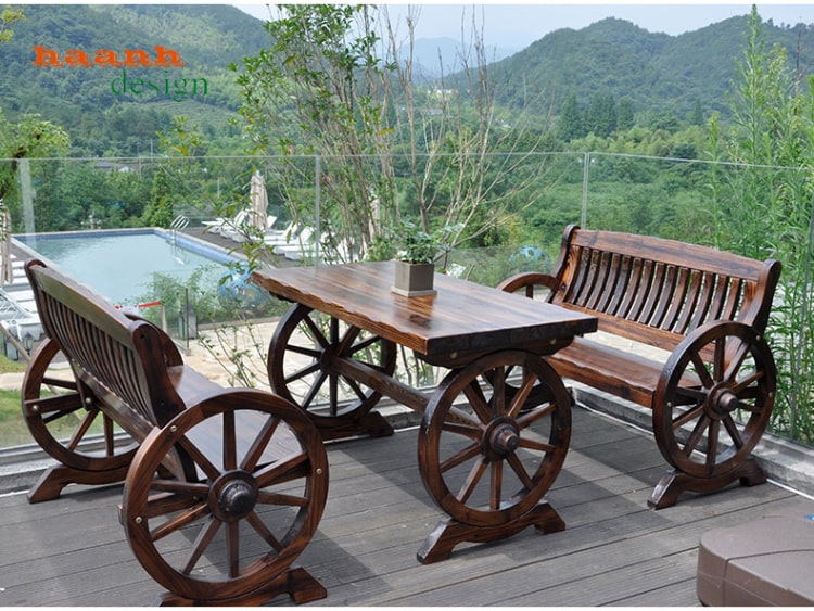 Bàn ghế sân vườn cổ điển