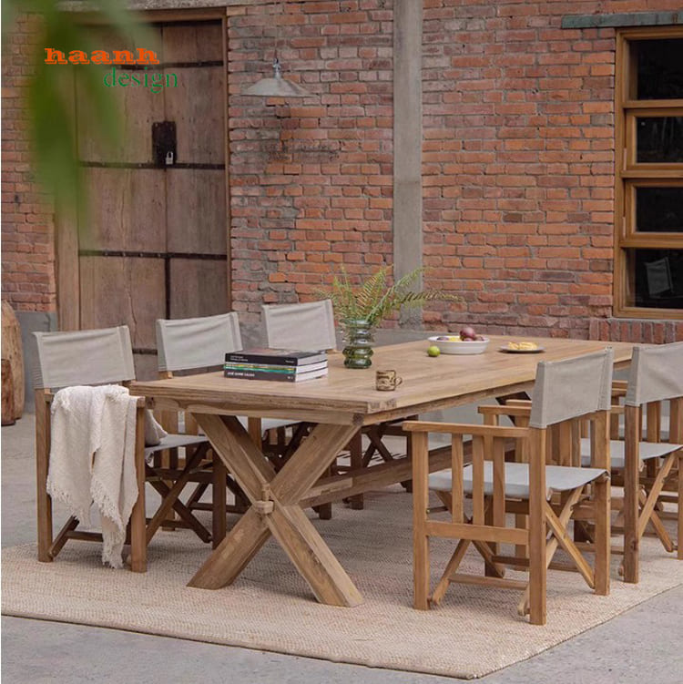 Khám phá ghế gỗ sân vườn bằng gỗ Teak – Đẳng cấp bền đẹp-BGT 020