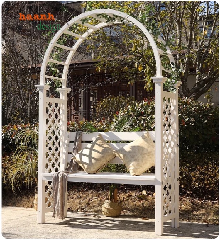 ghế gỗ sân vườn