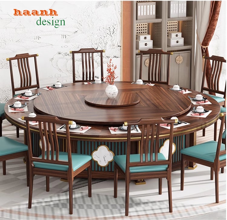 Bàn ghế ăn nhà hàng á đông