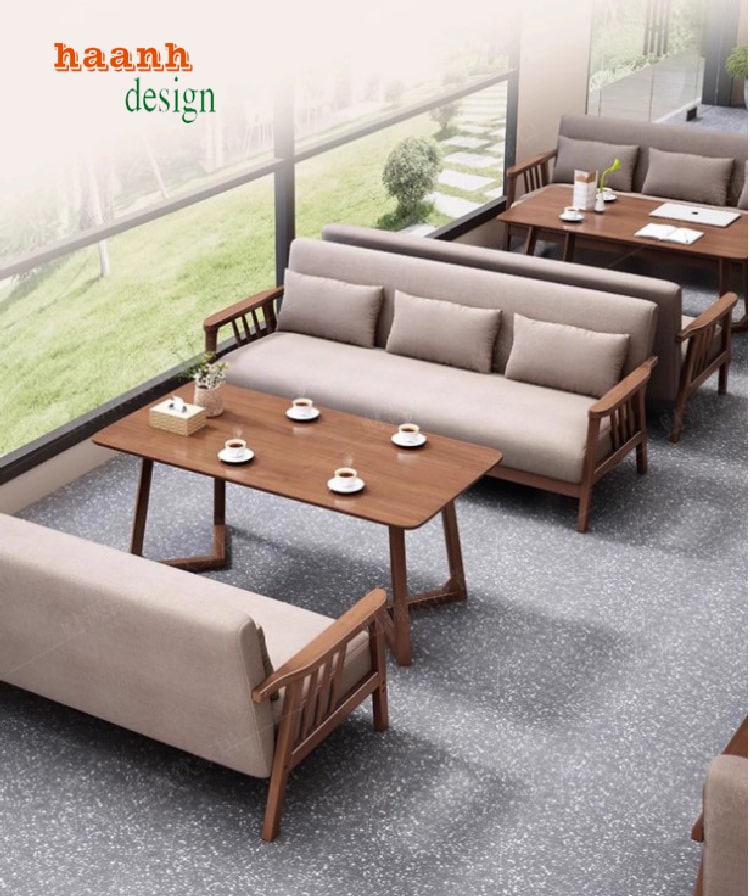 Bàn Ghế Nhà Hàng Gỗ Sồi