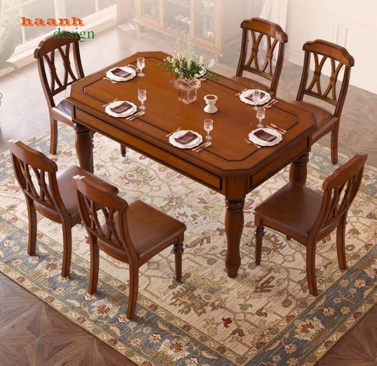 B&agrave;n ghế nh&agrave; h&agrave;ng t&acirc;n cổ điển