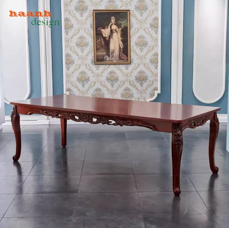 mẫu bàn ăn cổ điển đẹp cho nhà hàng khách sạn