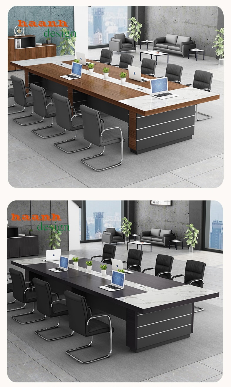 Bàn ghế phòng họp gỗ công nghiệp