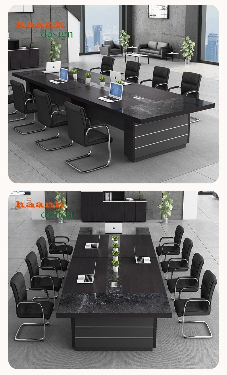 Bàn họp gỗ công nghiệp