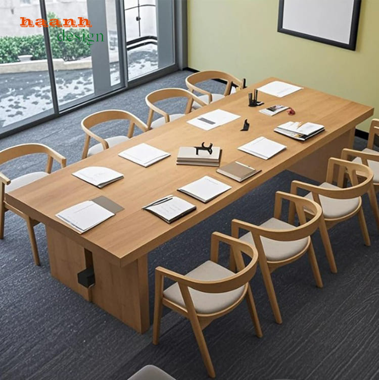 Bàn hội nghị kết hợp bàn ghế hội nghị đồng bộ