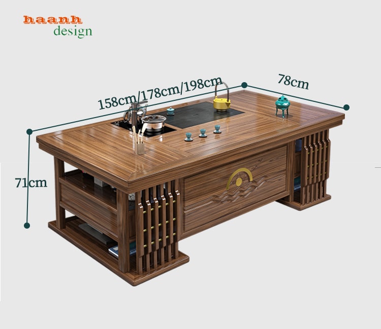 Bàn ghế gỗ phòng trà