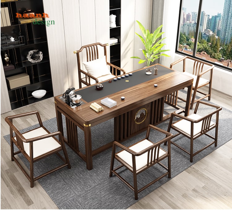 Bàn ghế phòng trà phong cách đợi minh