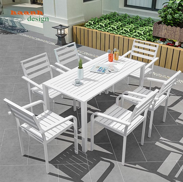 bàn ghế sắt sân vườn