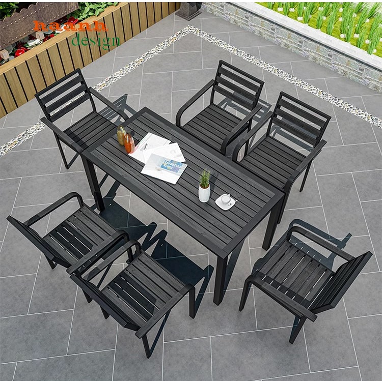 bàn ghế sắt sân vườn