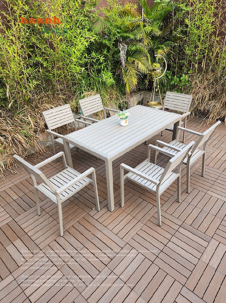 Bàn ghế sắt ngoài trời