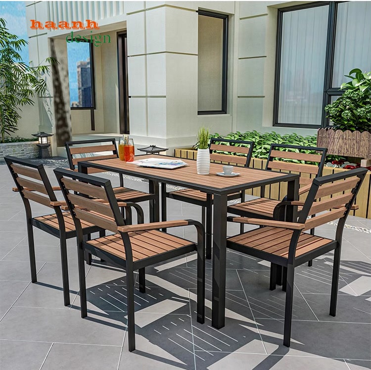 bàn ghế sắt sơn tĩnh điện