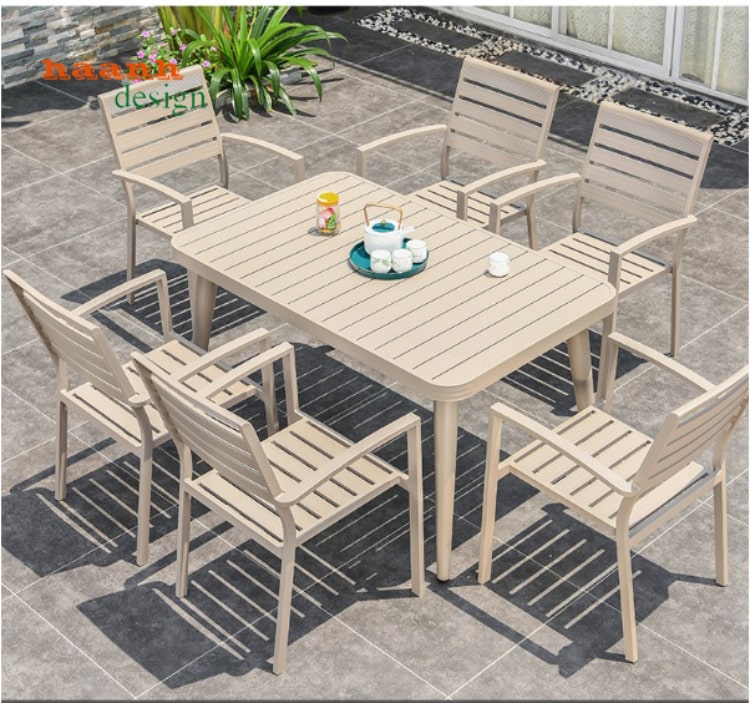 bàn ghế sắt sơn tĩnh điện ngoài trời