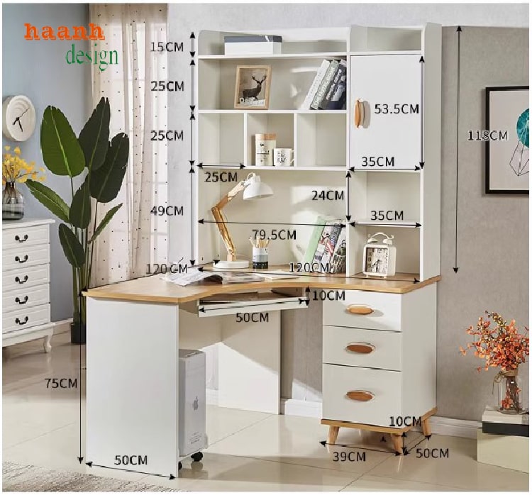 bàn học trẻ em gỗ công nghiệp
