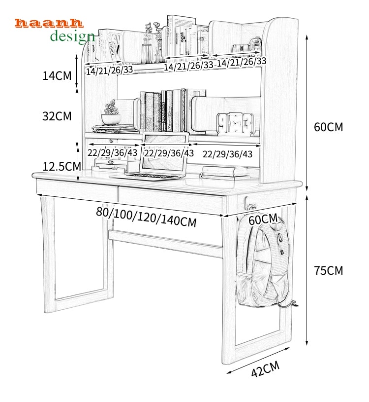 Bàn học tập trẻ em