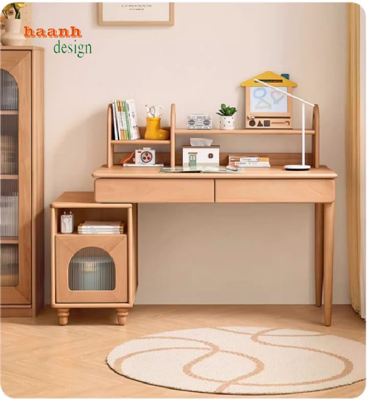 bàn học trẻ em bằng gỗ tự nhiên