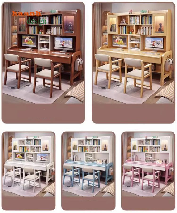 bàn học trẻ em gỗ tự nhiên