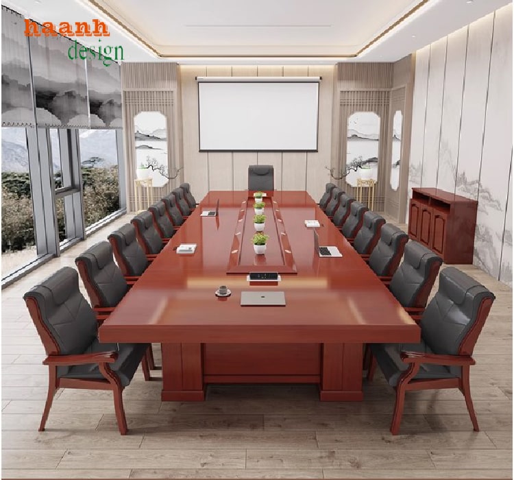 Bàn Hội Nghị Văn Phòng – Tuyệt Vời Giữa Thẩm Mỹ và Công Năng-PHH 010