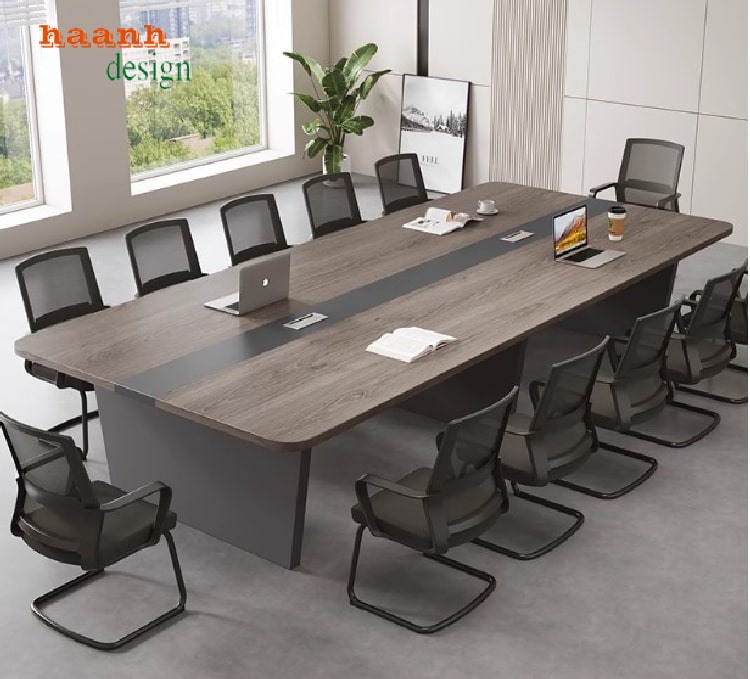 Chất liệu gỗ công nghiệp chống ẩm Thái Lan dùng cho bàn hội nghị