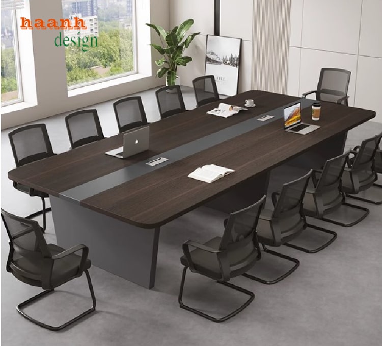 Bàn hội nghị gỗ hiện đại kích thước linh hoạt