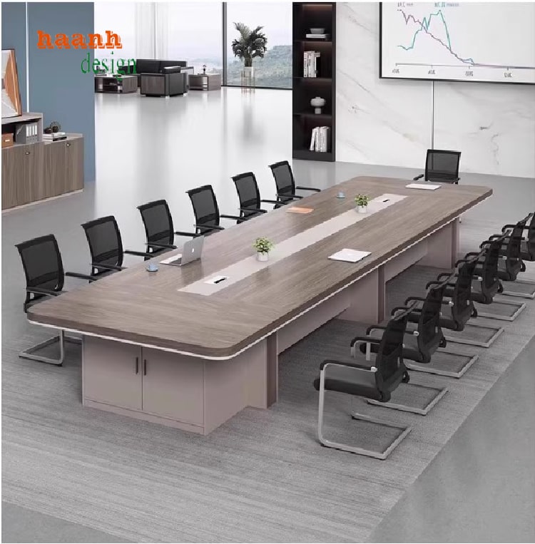 Top mẫu bàn hội thảo gỗ công nghiệp đẹp, bền, giá tốt 2025-PHH 011