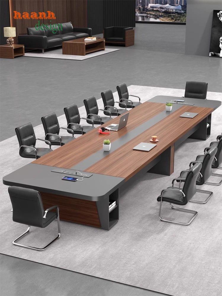 bàn họp gỗ công nghiệp