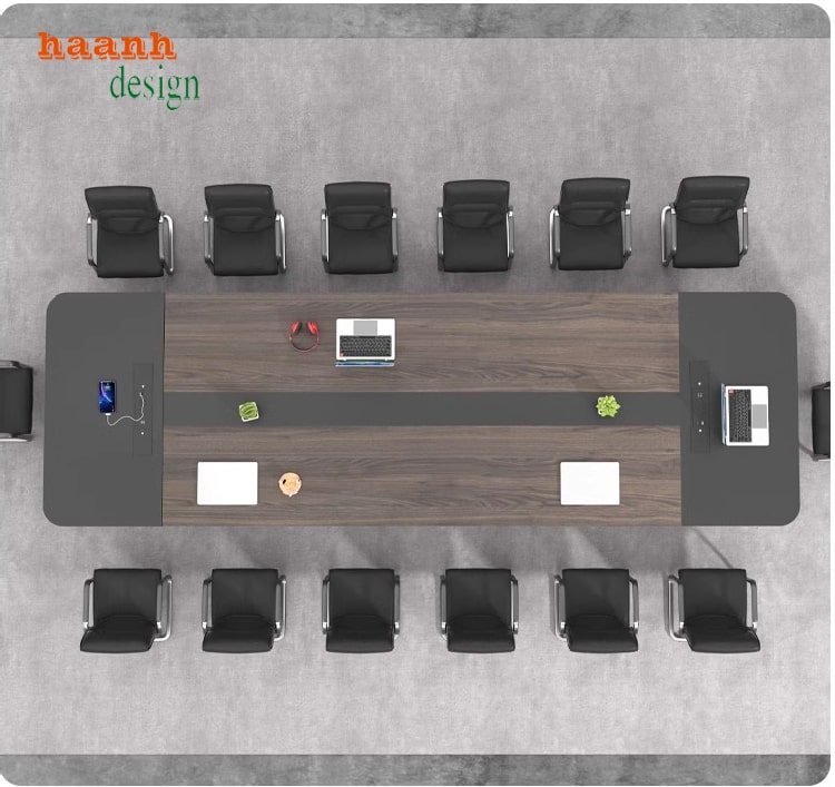 bàn họp gỗ công nghiệp