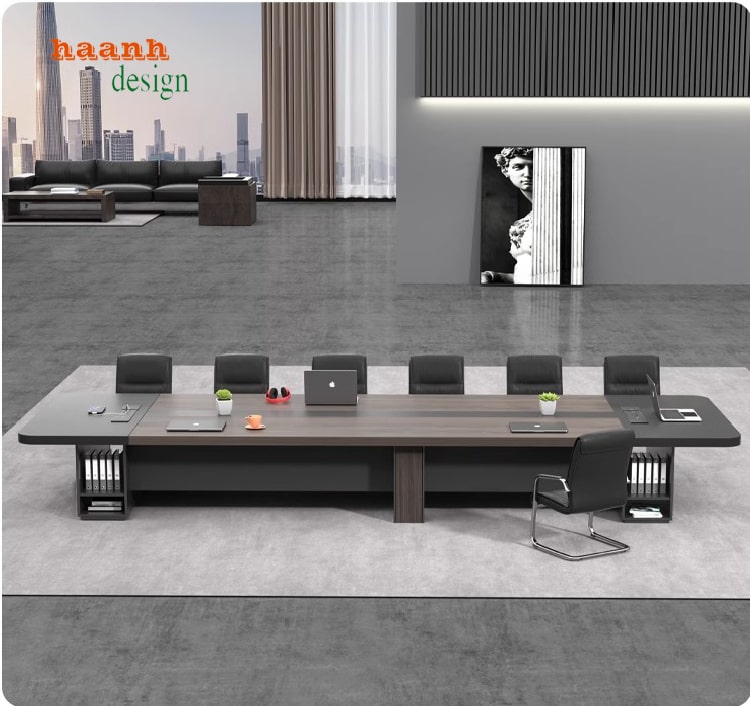 bàn họp gỗ công nghiệp