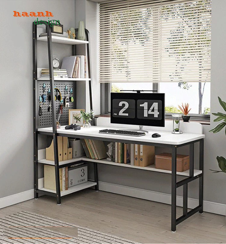 Mẫu bàn chân sắt mặt gỗ đẹp hiện đại