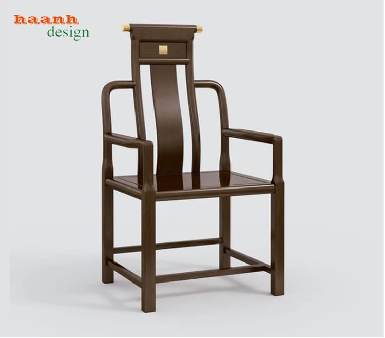 ghế lãnh đạo phòng làm việc gỗ mun phong cách trung quốc