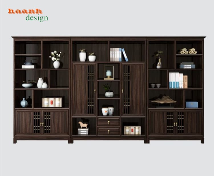 bàn làm việc cho lãnh đạo gỗ mun tự nhiên cao cấp