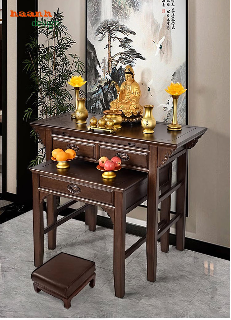 Bàn Thờ Gỗ Gia Tiên