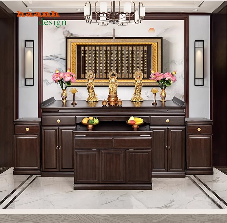 Bàn thờ gia tiên 2 tầng