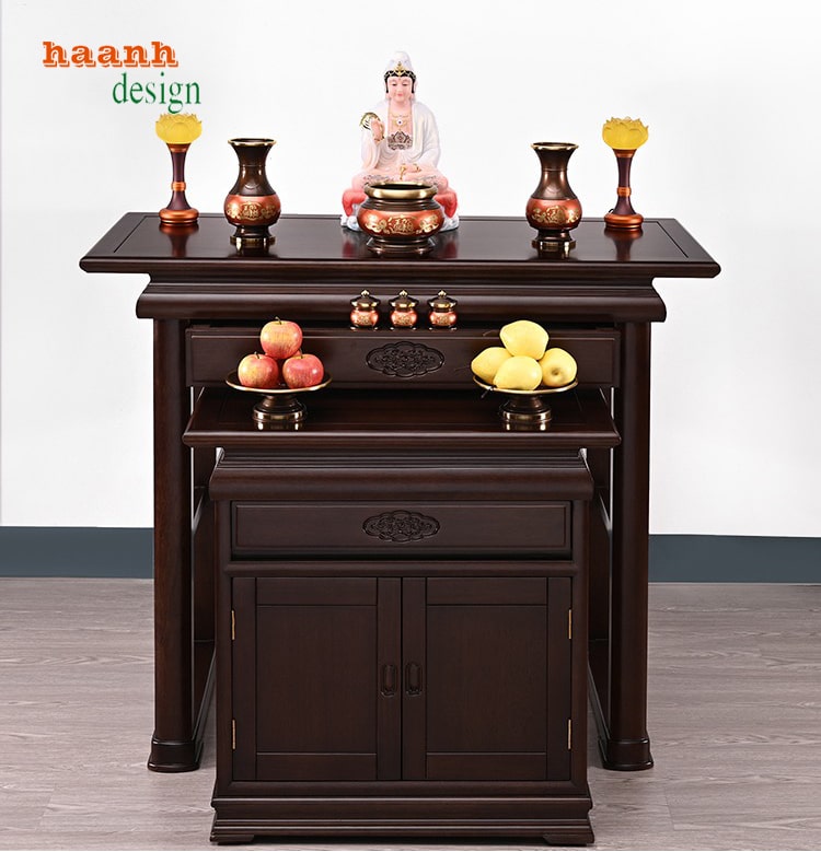 bàn thờ gia tiên 2 tầng