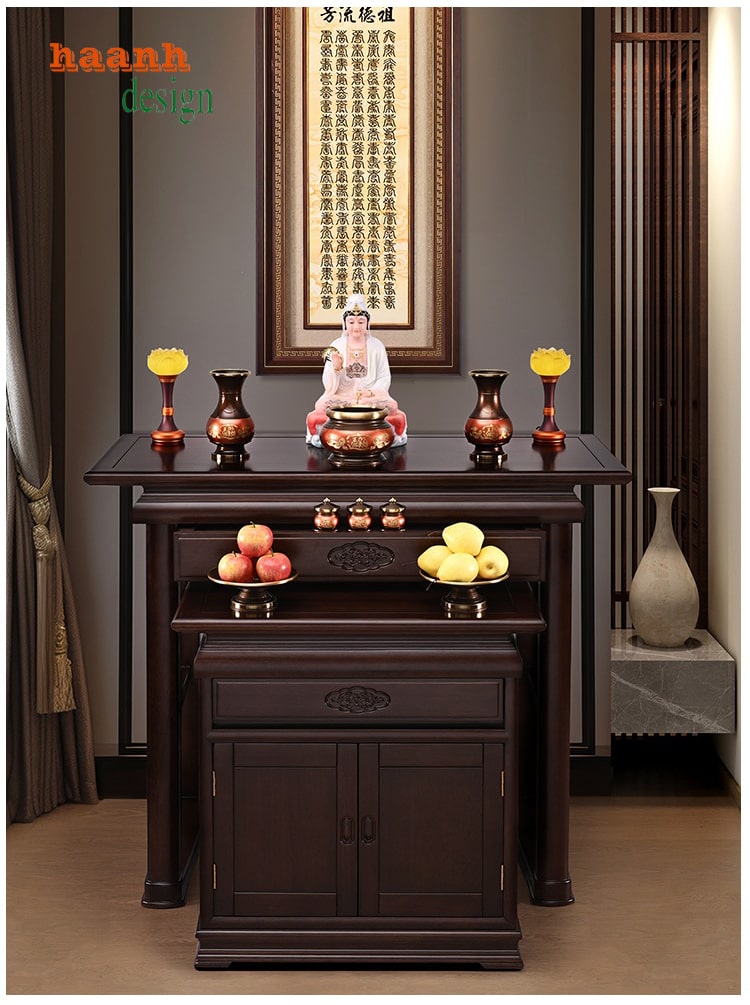 bàn thờ gia tiên 2 tầng