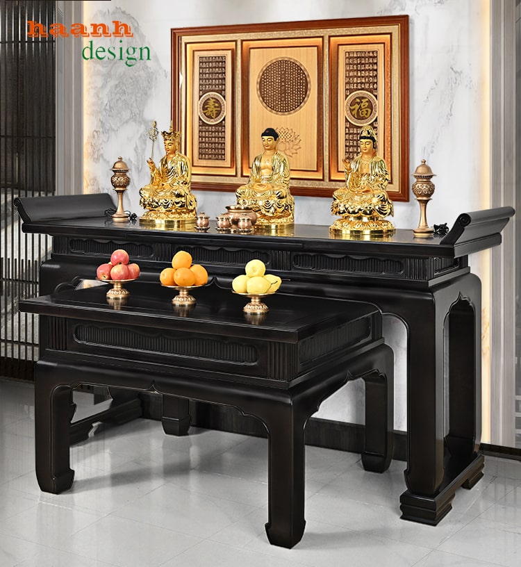 Bàn thờ gia đình gỗ tự nhiên