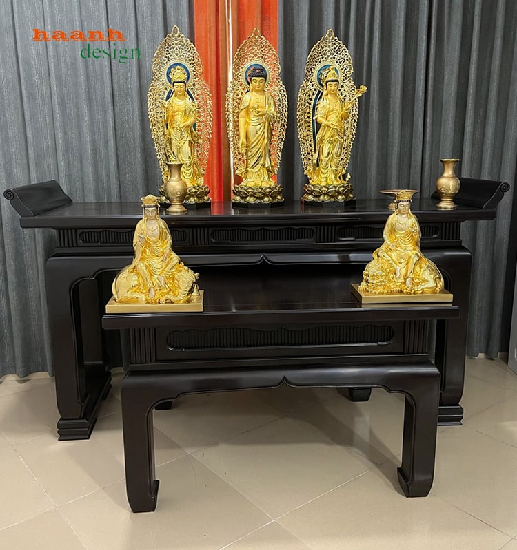 Bàn thờ gia đình gỗ tự nhiên