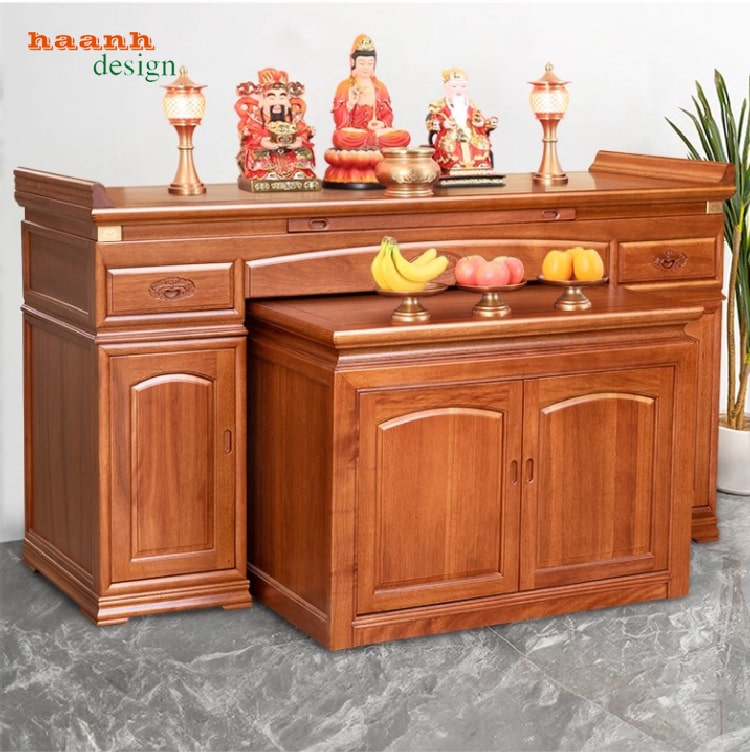 mẫu trang trí bàn thờ gia tiên đẹp