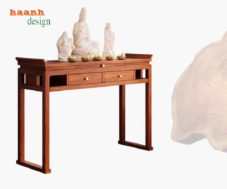 Mẫu bàn thờ Phật và gia tiên đẹp trong phòng thờ