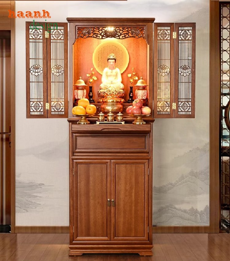 Tủ thờ Phật Gỗ Tự Nhiên