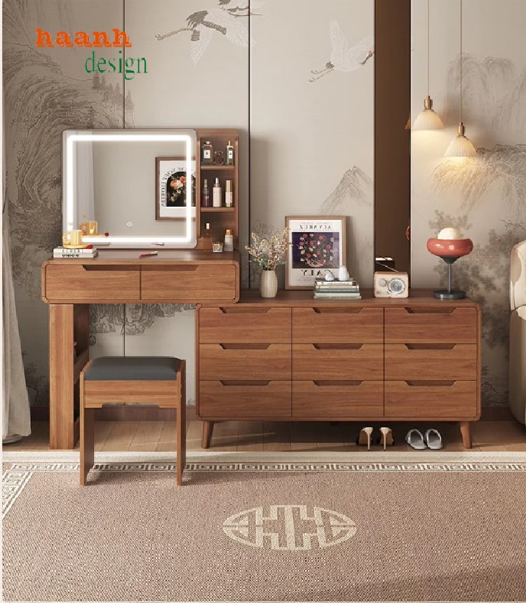 bàn trang điểm hiện đại tùy chọn màu sắc