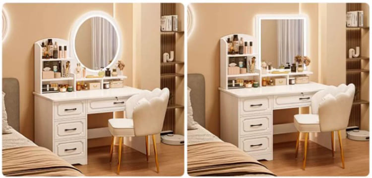 Bàn Trang Điểm Gỗ Công Nghiệp Đẹp