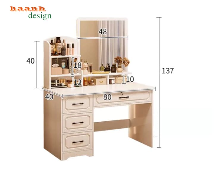 Bàn Trang Điểm Gỗ Công Nghiệp Đẹp
