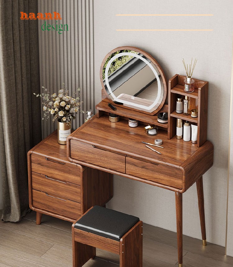 bàn trang điểm gỗ hiện đại
