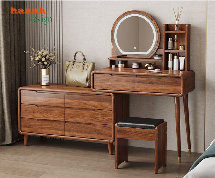 bàn trang điểm gỗ hiện đại