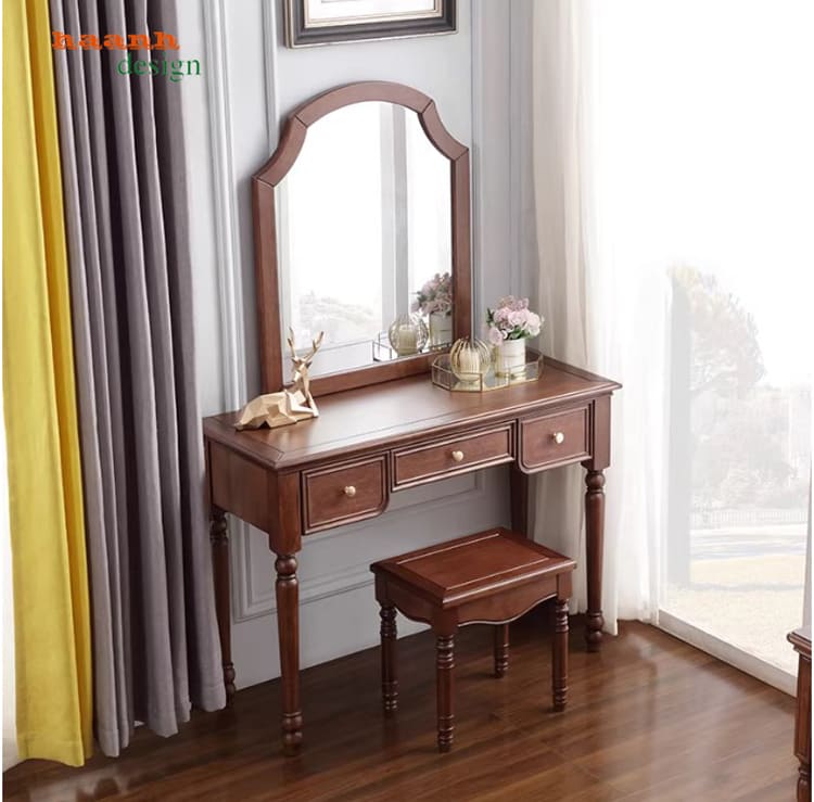 bàn trang điểm cao cấp gỗ hương tự nhiên