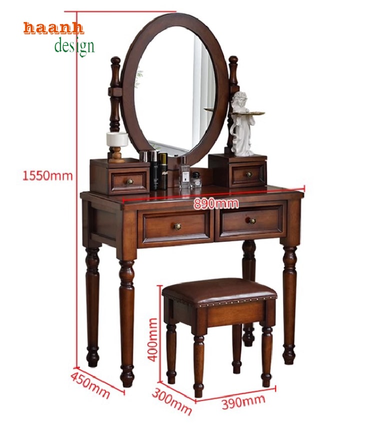 bàn trang điểm tân cổ điển