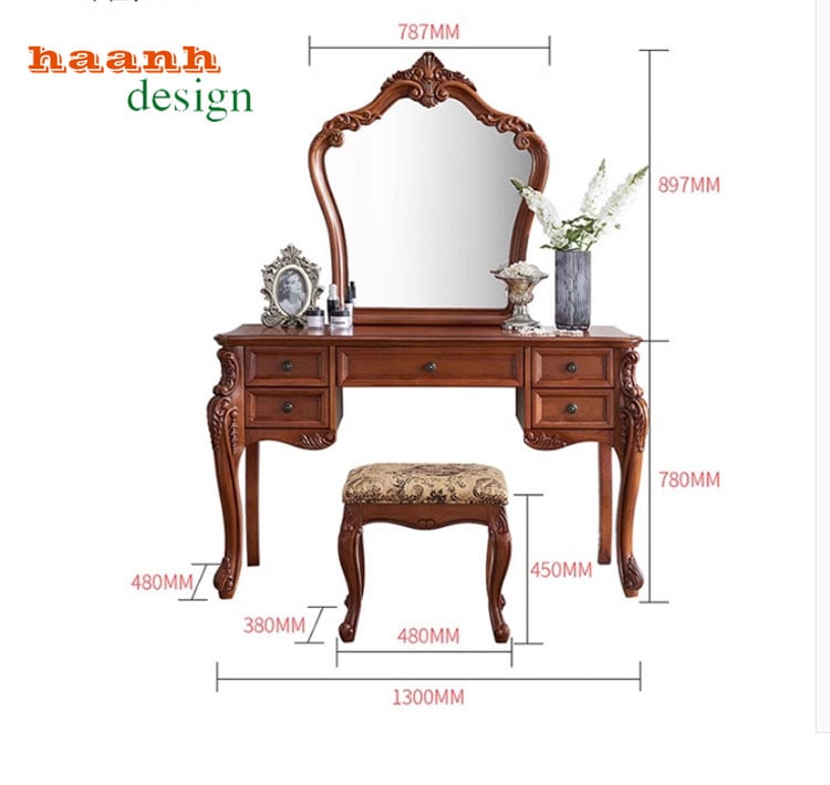 Bàn trang điểm tân cổ điển